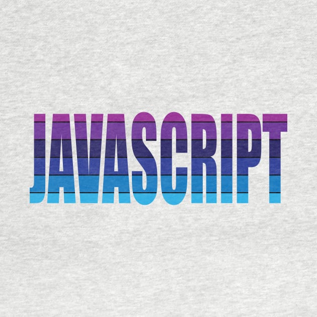 JavaScript Retro Stripes by TeesByJay